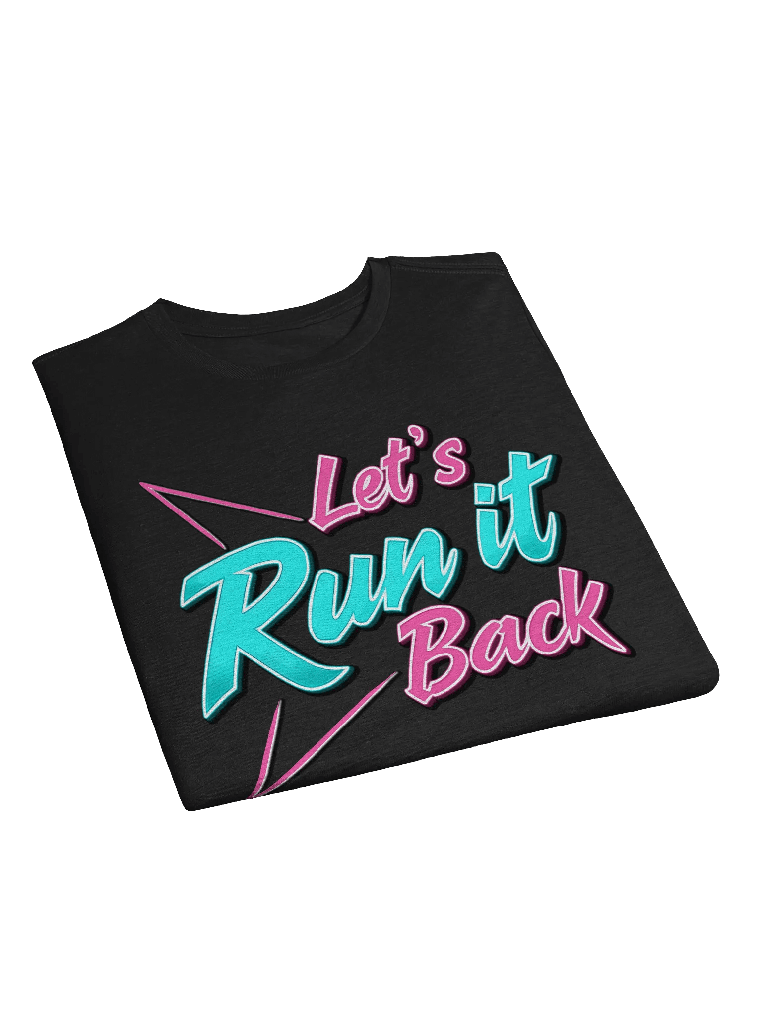 Retro 'Let's Run it Back' Typography T-Shirt product image (22)