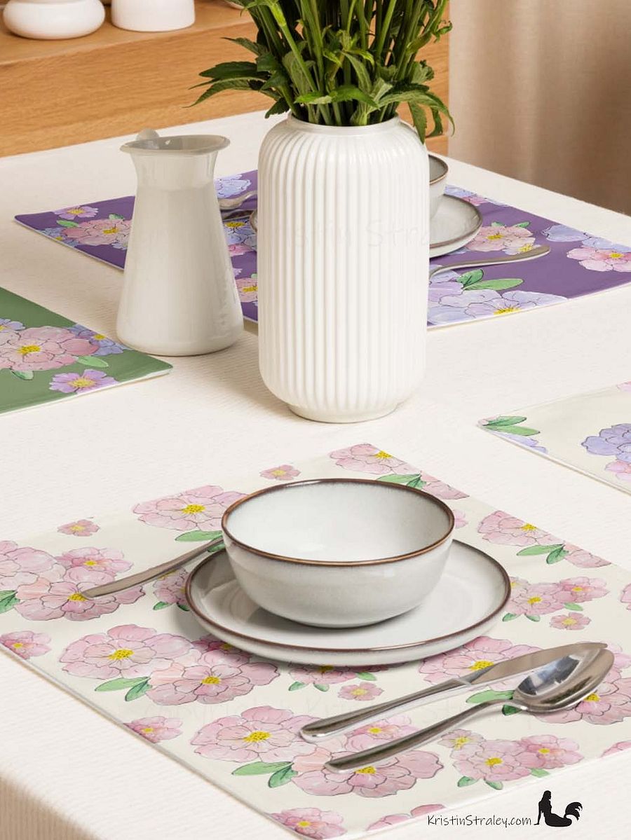 Gingham Blossoms Placemat Set of 4 product image (5)