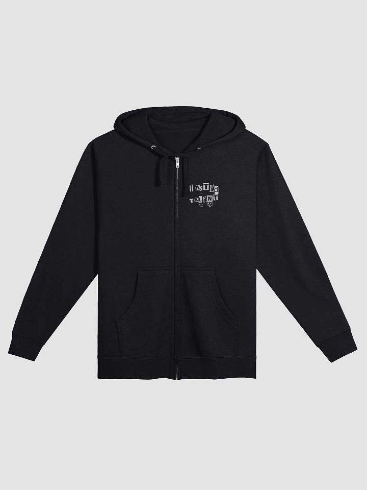 WASTED TALENT OFFICIAL OG Glitch Smiley ZIP Hoodie product image (1)
