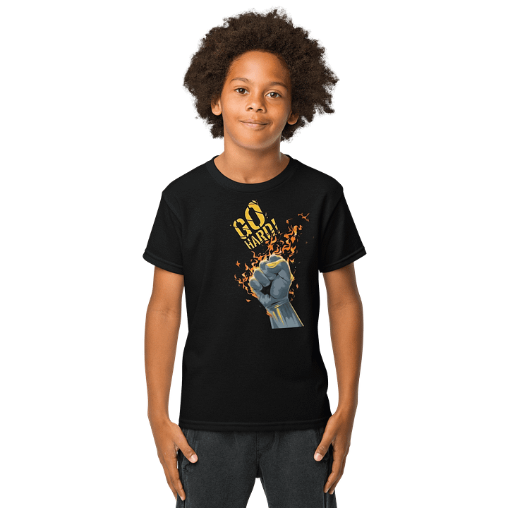 Kids T-Shirt Go Hard Graphic product image (1)