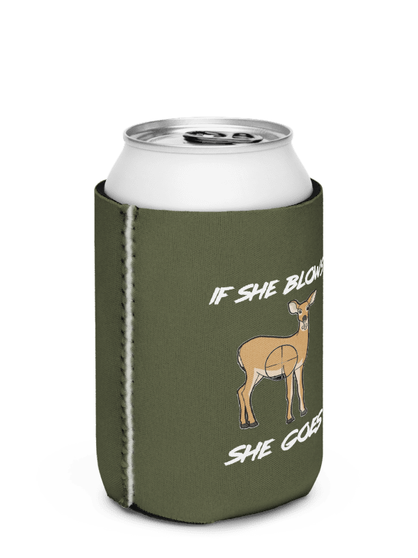 If She Blows She Goes Koozie