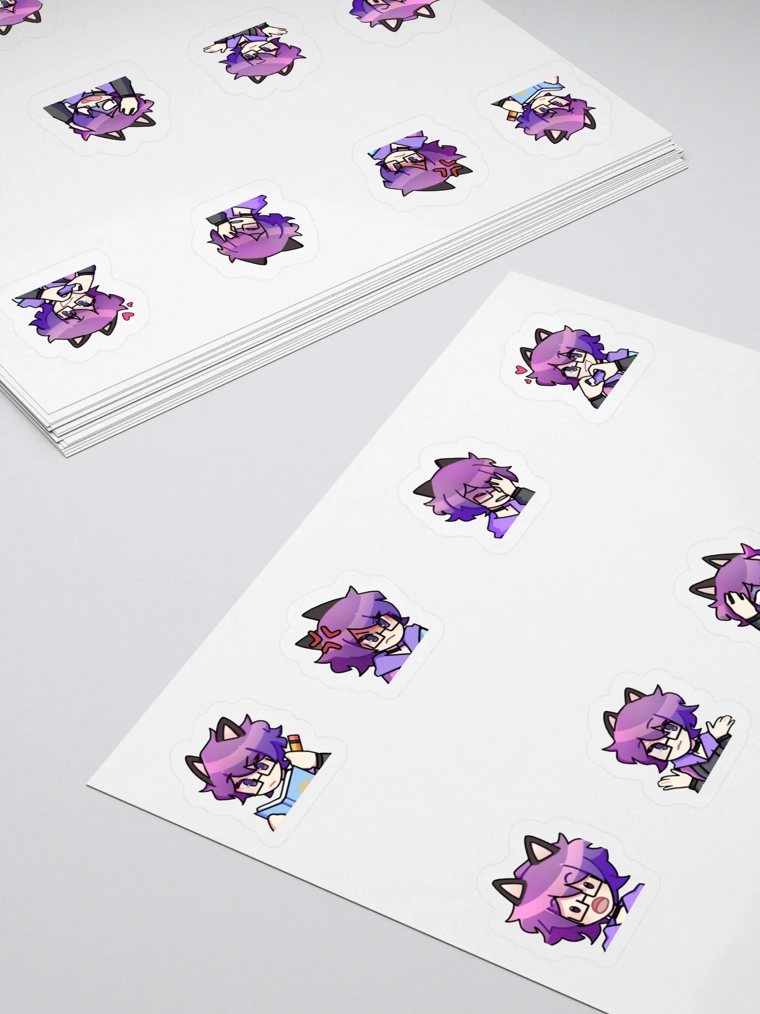 KosmicKitsune Emote Sticker Sheet product image (4)