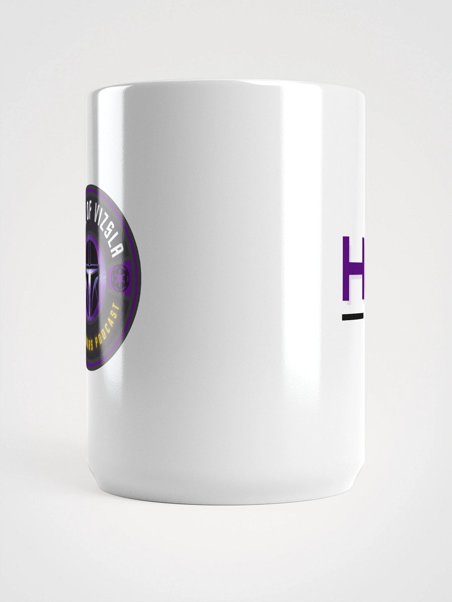 Mandalorian Helmet White Glossy Mug product image (5)