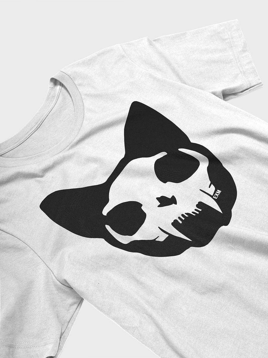 Cat Skull (Black on White - Bella) product image (3)