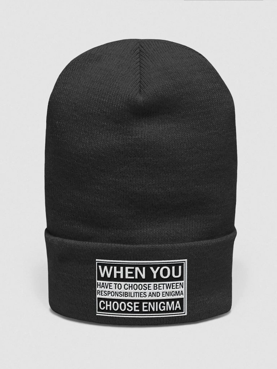 ENIGMAS Yupoong Cuffed Beanie product image (1)