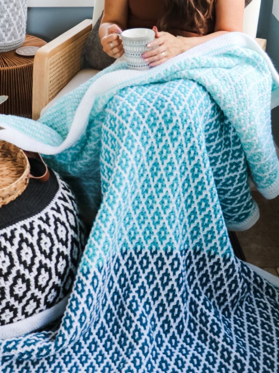 Caribbean Coast Afghan Crochet Pattern product image (5)