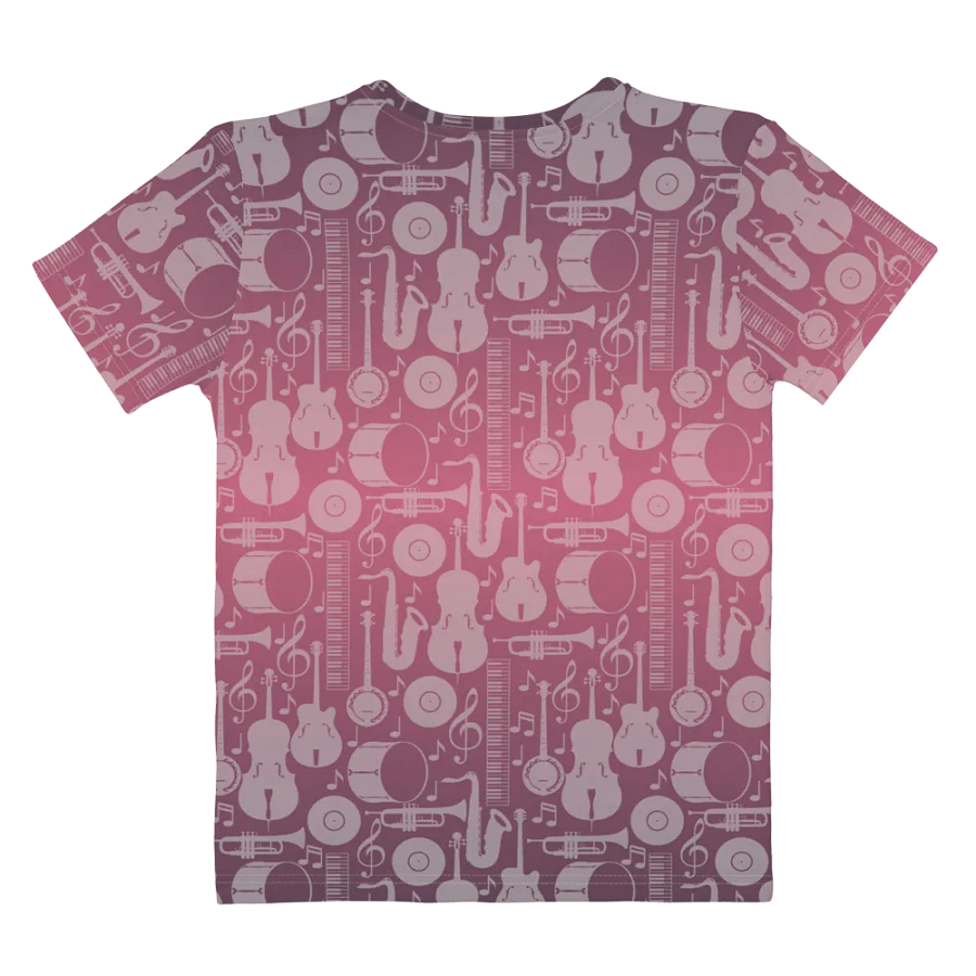 Sip, Sip, Hooray, Coffee and Music All Day All Over Print T-shirt product image (9)