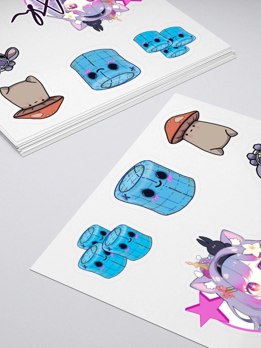 Ash Emote Plushie Pals Character Collection Stickers product image (12)