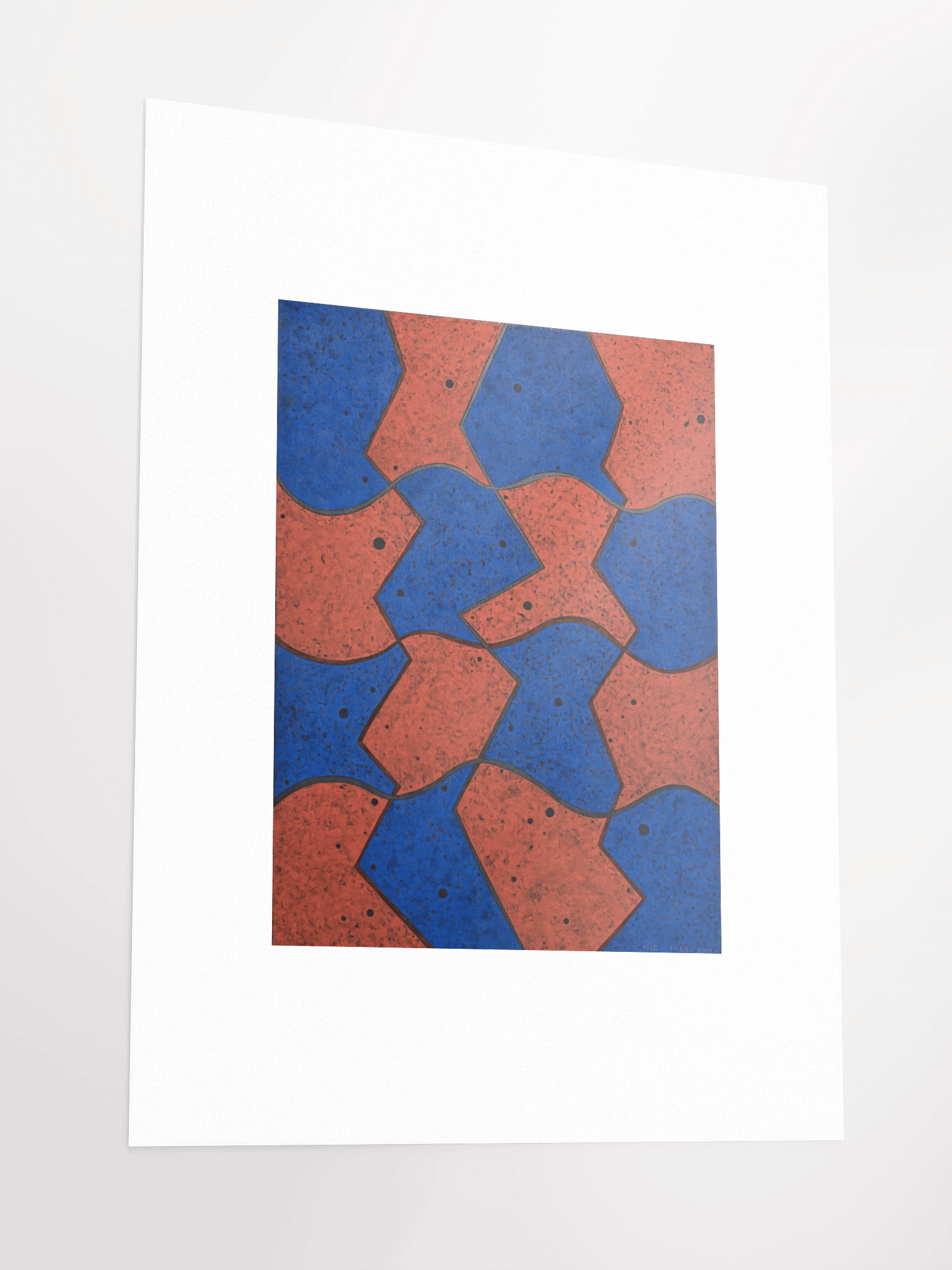The Real Fix (2013) print (in blue) product image (4)