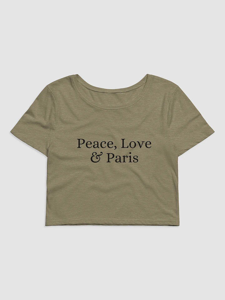 Peace, Love and Paris Muse Crop Tee product image (1)