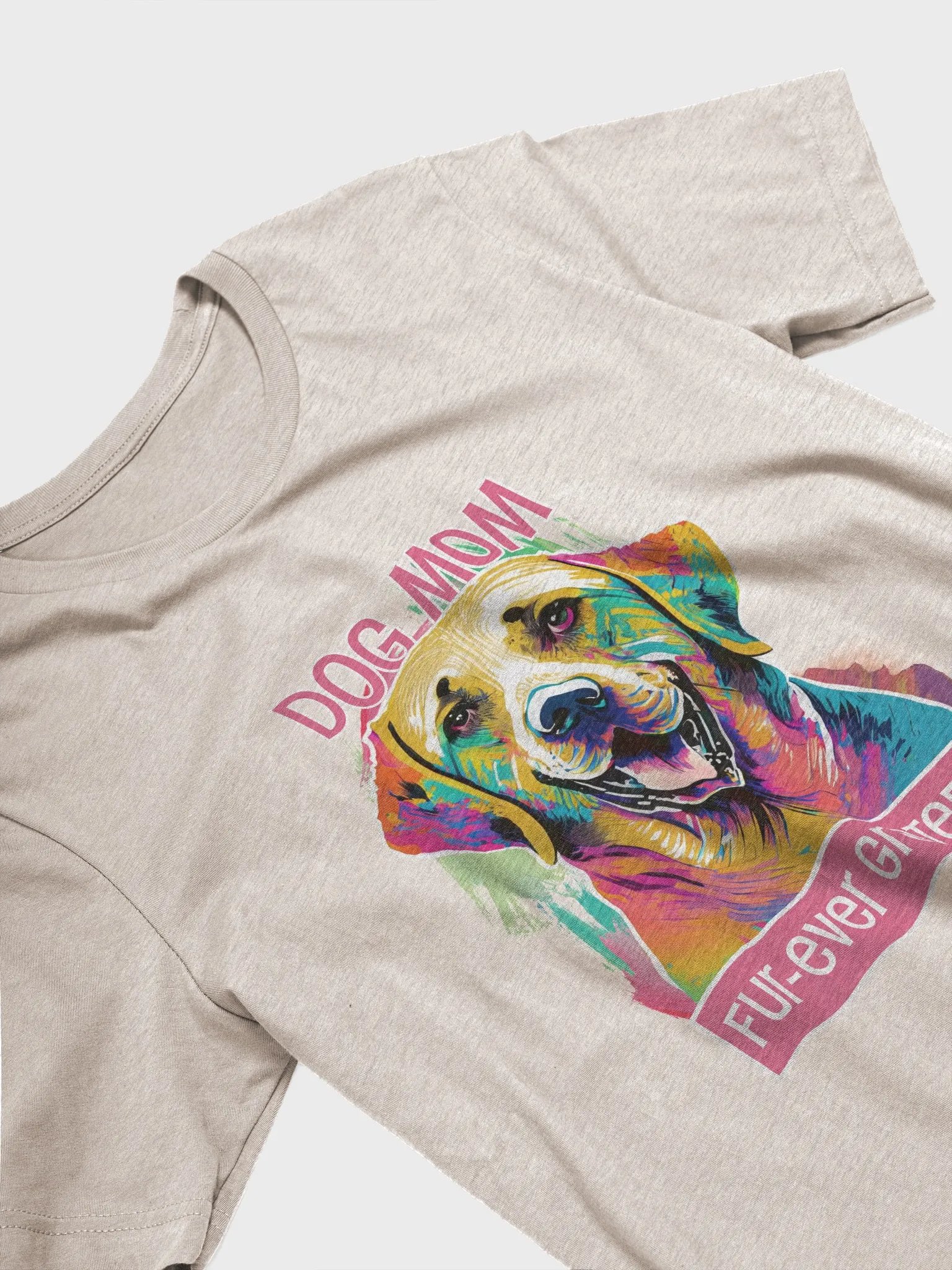 Dog Mom - Fur-ever Grateful - Mother's Day T-Shirt product image (3)