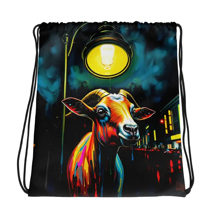 Urban Glow All-Over Drawstring Bag product image (1)