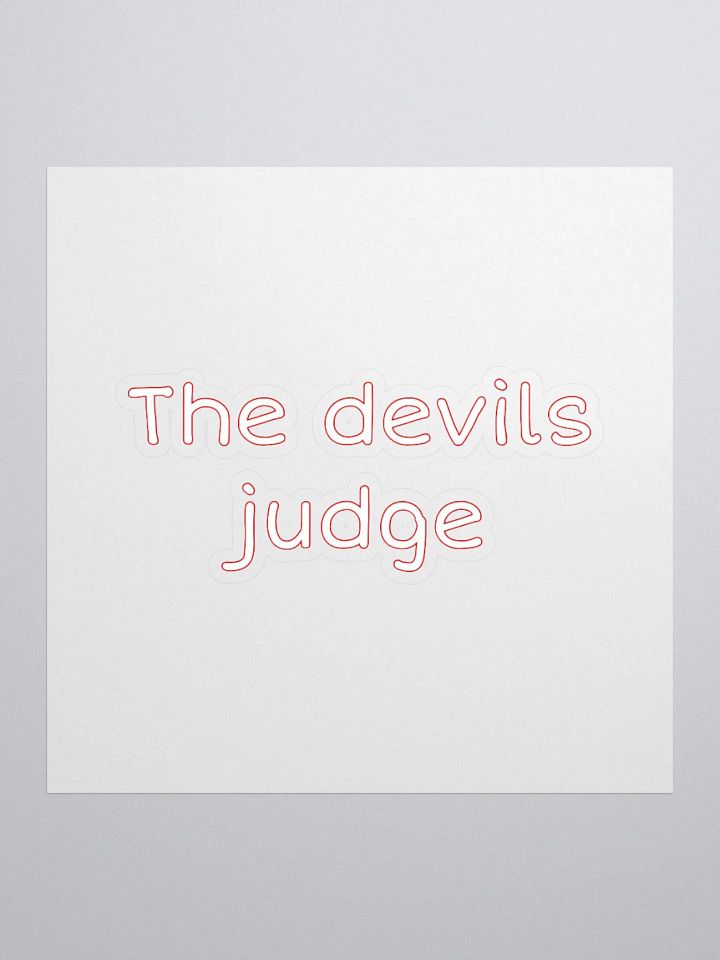 the devils judge red sticker product image (1)