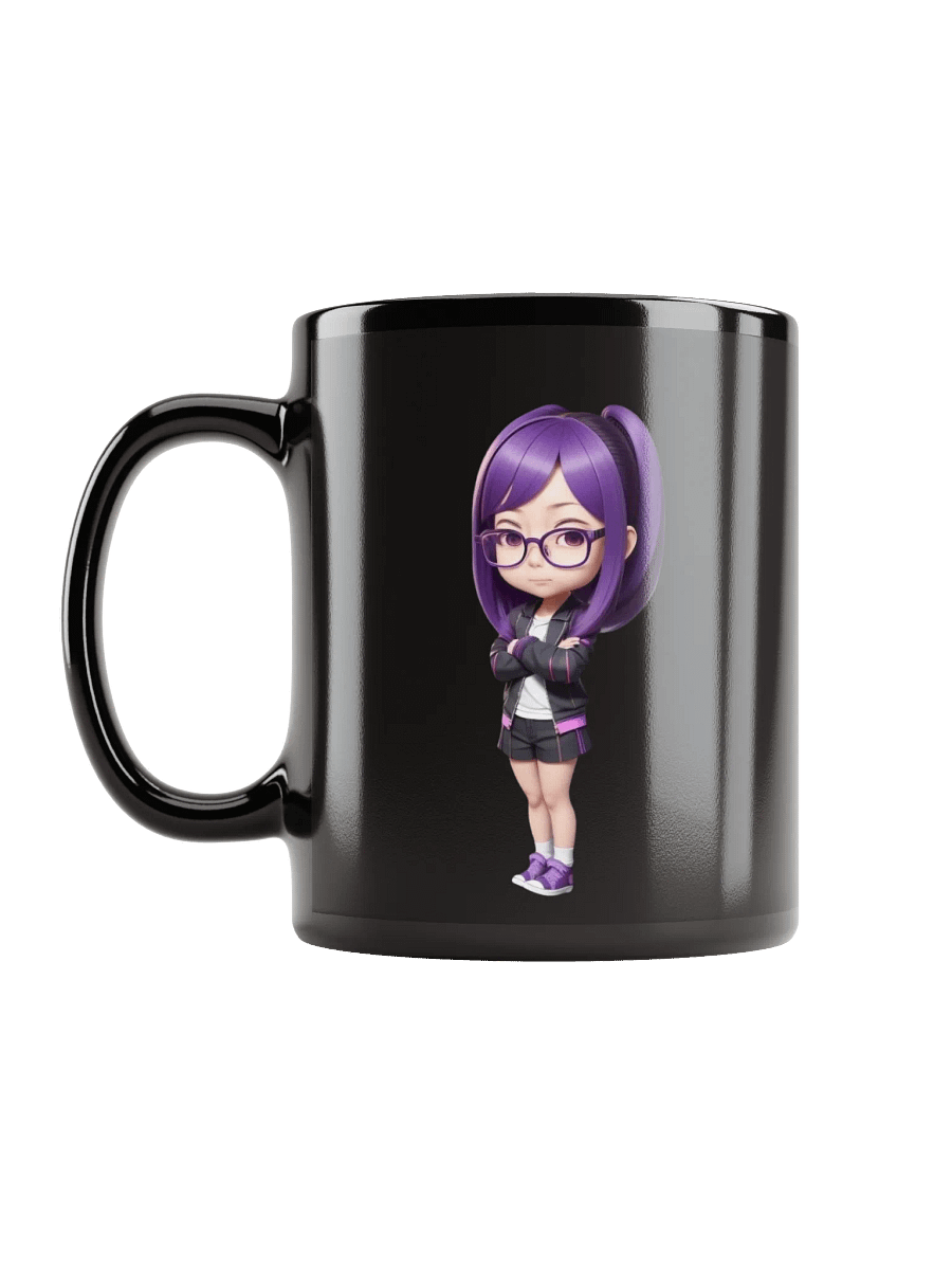 (PURPLE CHIBI) K Black Mug product image (6)
