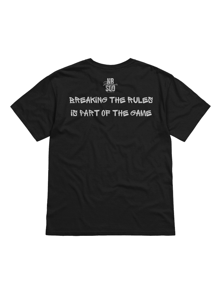 NBSQD Graffiti Mens BLK T-Shirt - Break The Rules Its Part of The Game product image (2)