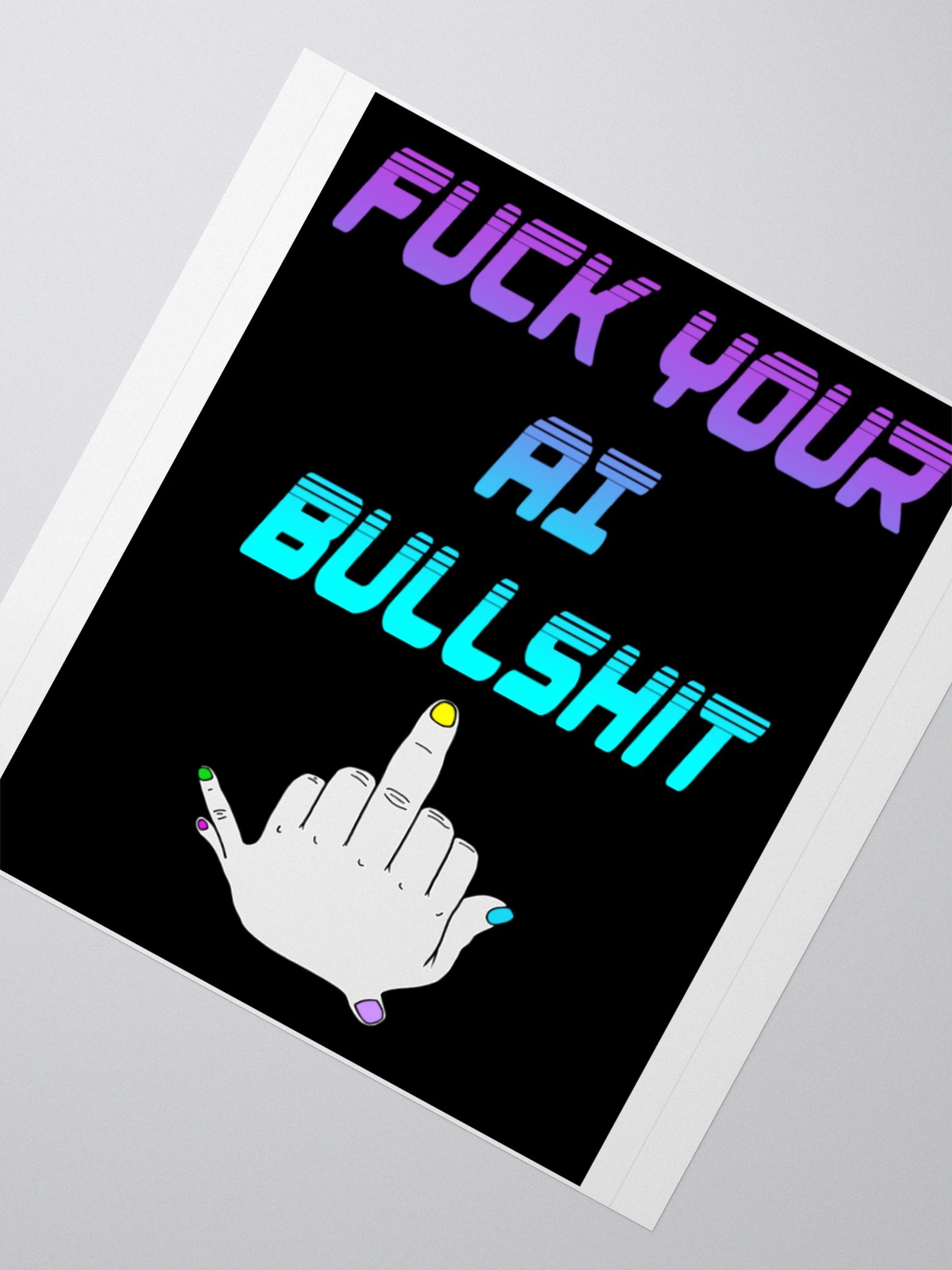 AI Bullshit Sticker product image (5)
