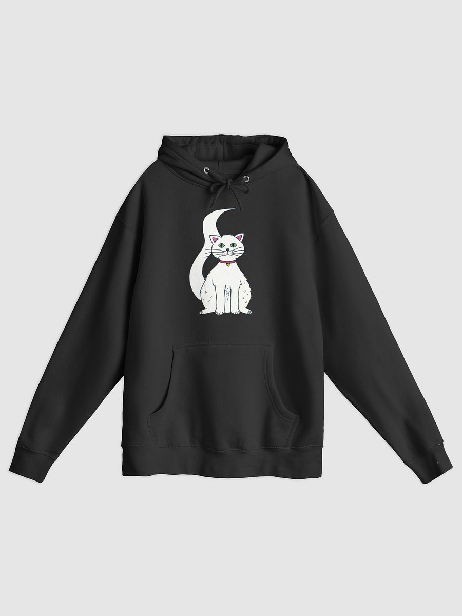 White Cat (art by Dina R.) akril painting picture - Hoodie product image (3)