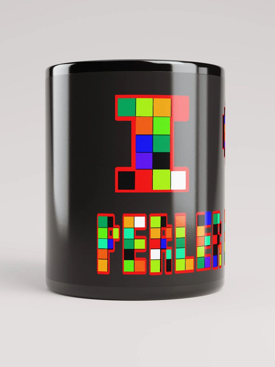 I Heart Perler Beads Dark Mug product image (3)