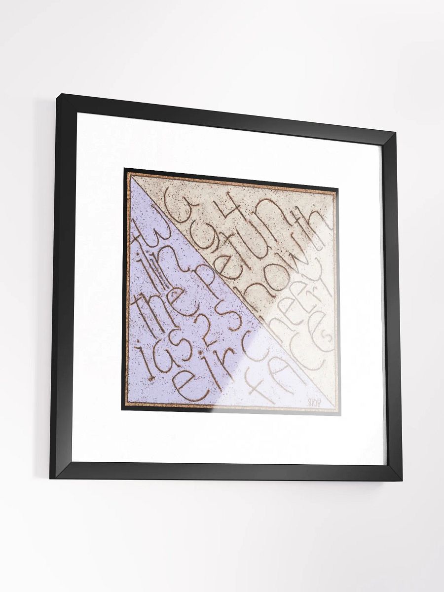 waiting for the petunias print framed product image (8)