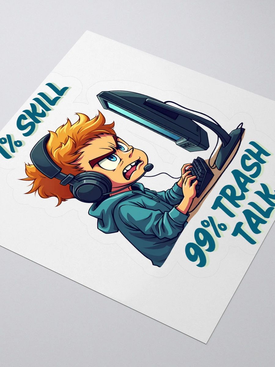 Intense Gamer Kiss Cut Stickers product image (10)