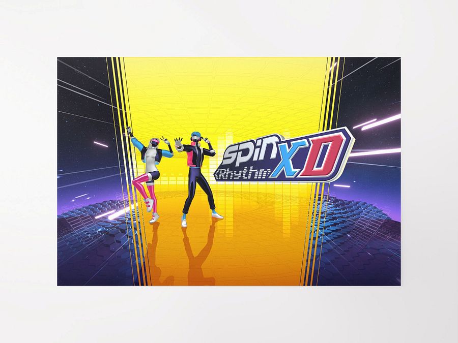 Spin Rhythm XD Heroes Landscape Matte Poster product image (4)
