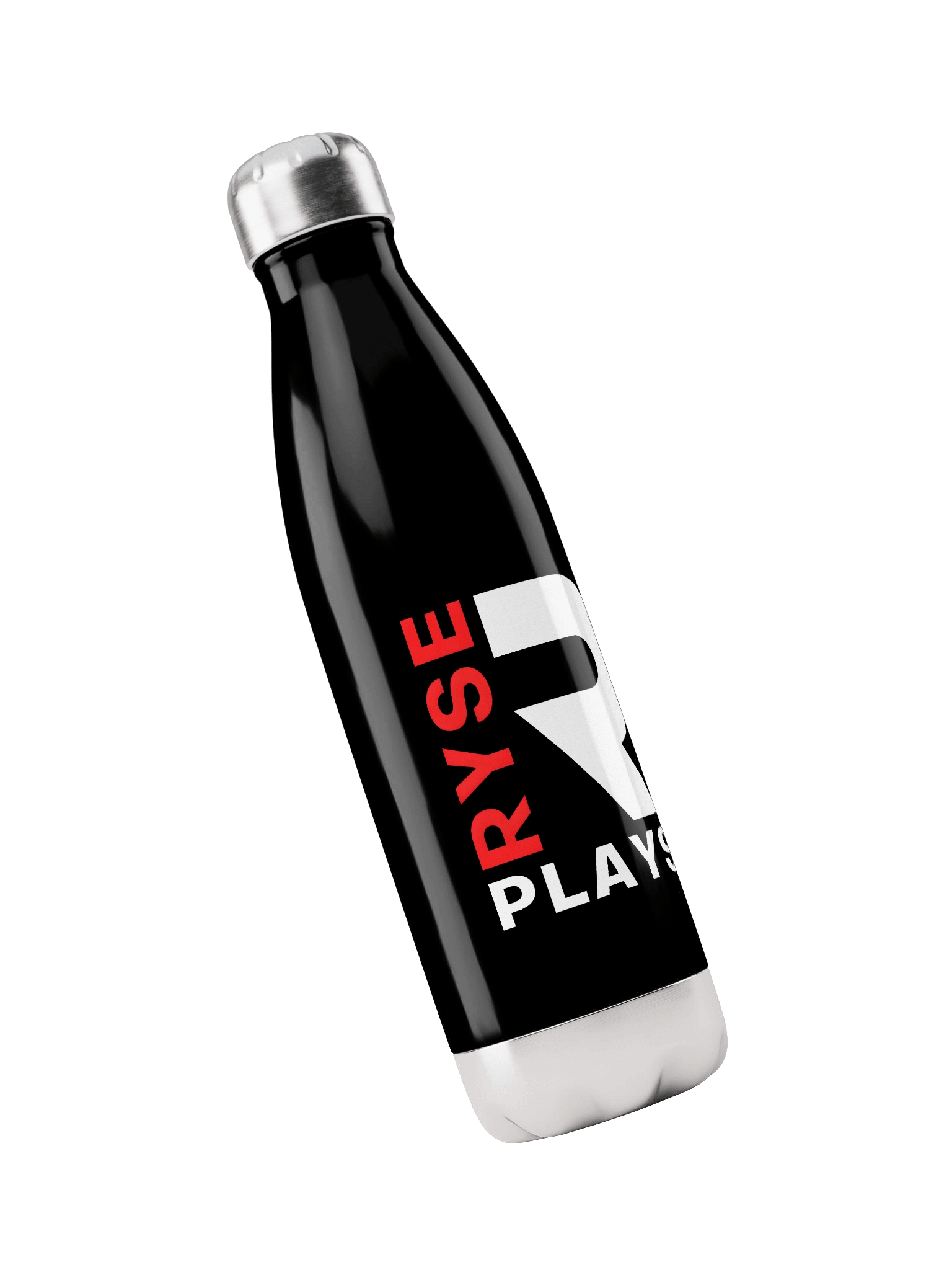 Ryse Plays Stainless Steel Vacuum Flask – Silver & Black Edition product image (3)