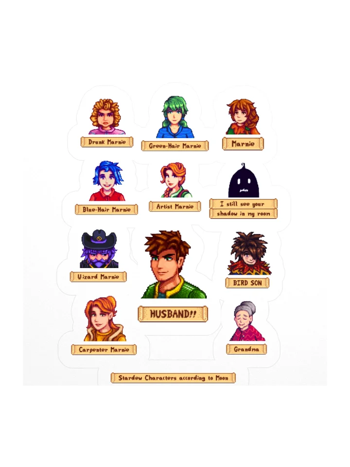 Stardew Characters according to Moon product image (3)