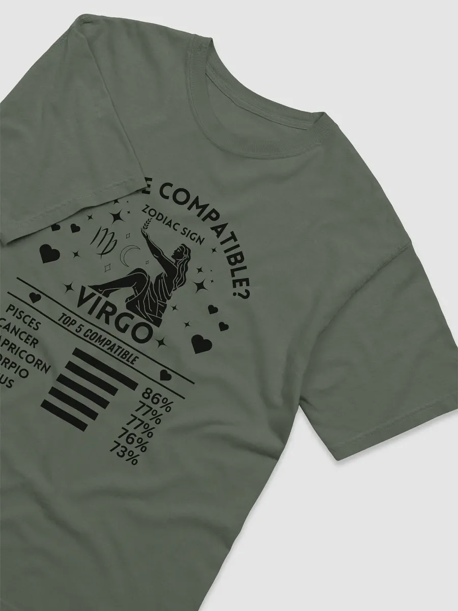 Virgo Zodiac Sign Romantic Compatibility T-Shirt - Light Comfort Colors 1717 product image (5)