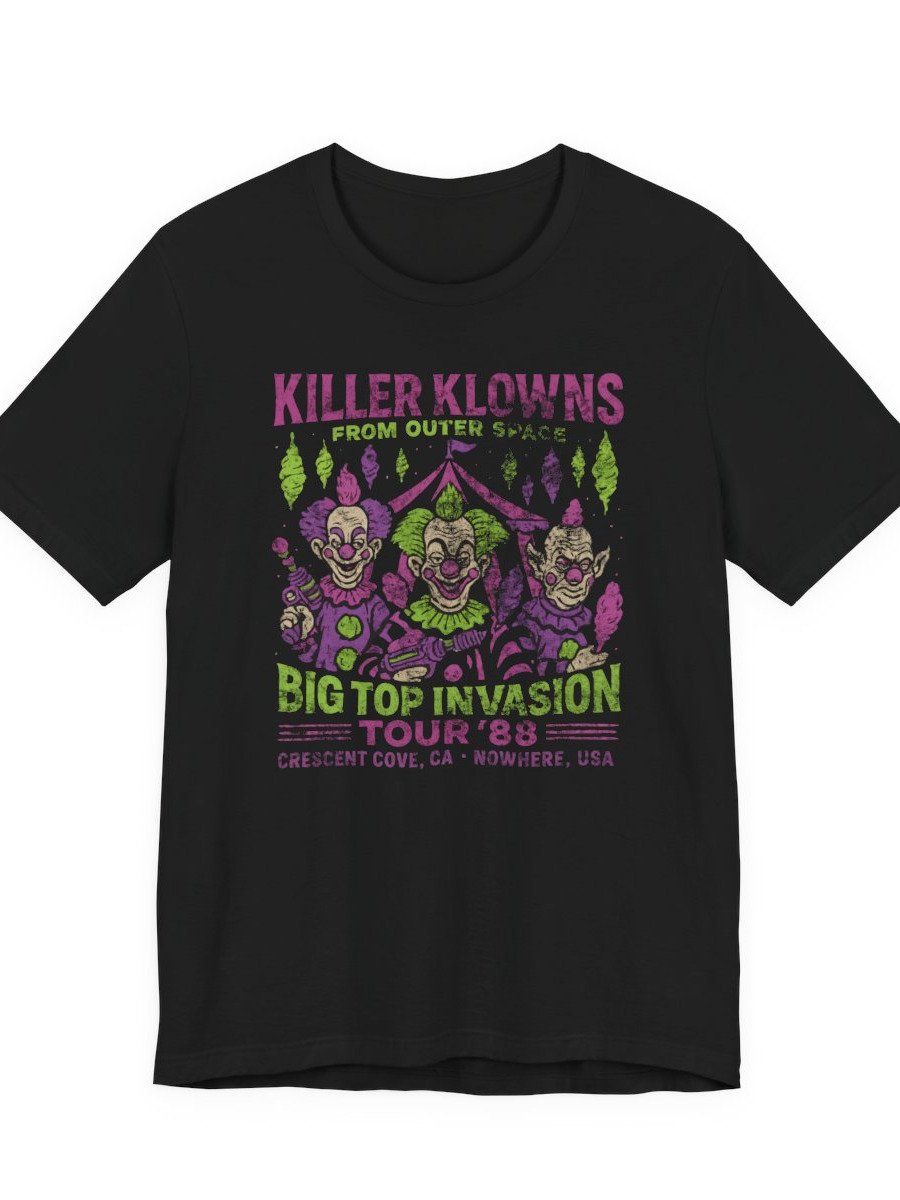 Killer Klowns From Outer Space T-Shirt – Big Top Invasion Tour ’88 product image (1)