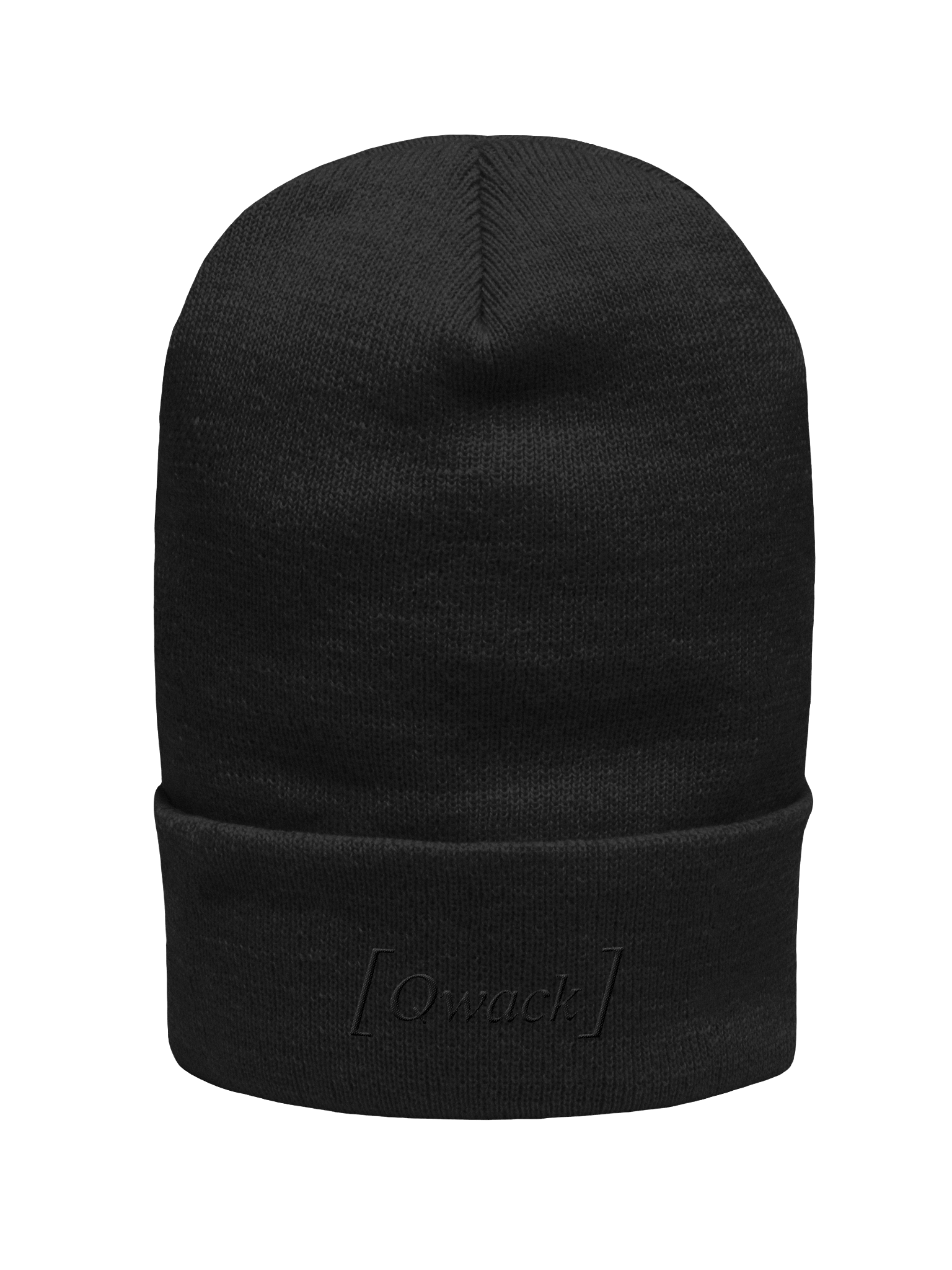 Minimalist Classic Beanie - [Qwack] - Noir product image (1)
