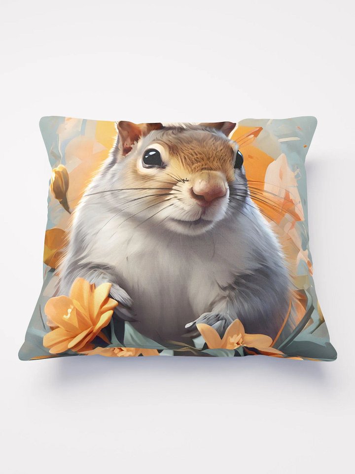 Spring Squirrel and Blooming Crocuses product image (1)