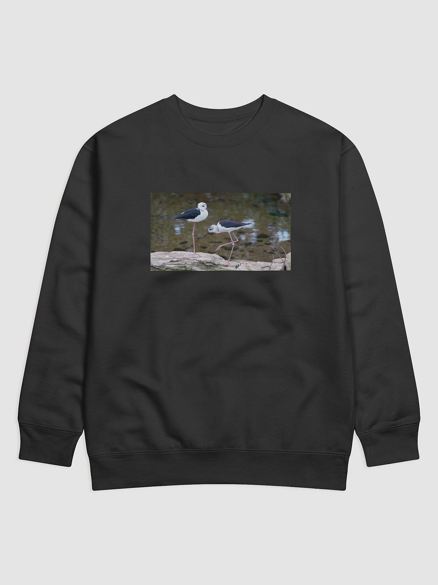 Monochrome Avian Elegance Sweatshirt product image (1)