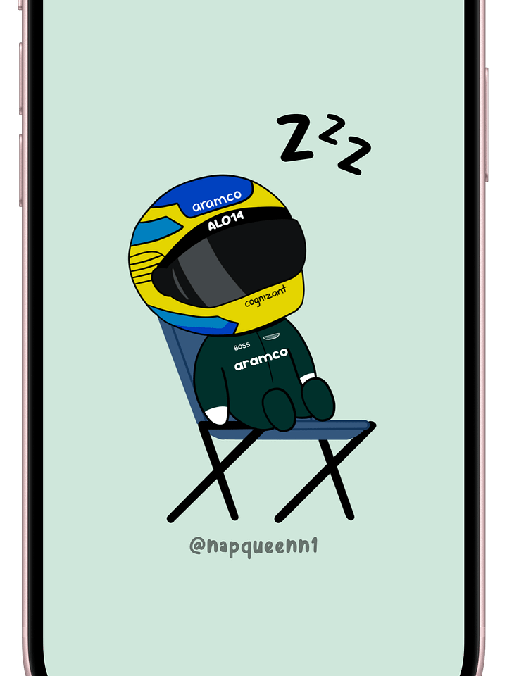 Sleeping Fernando - Phone Wallpaper product image (2)