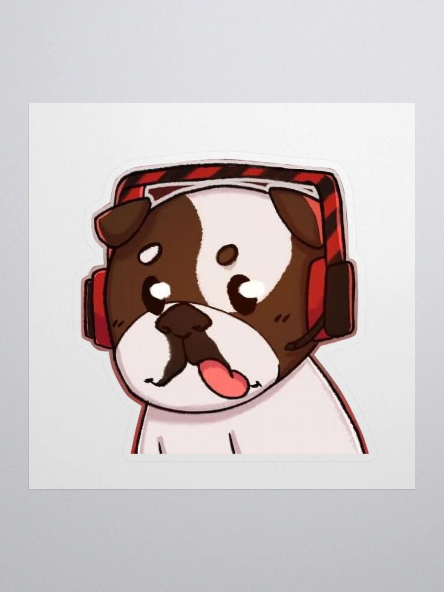 Gaming Bulldog Sticker product image (1)
