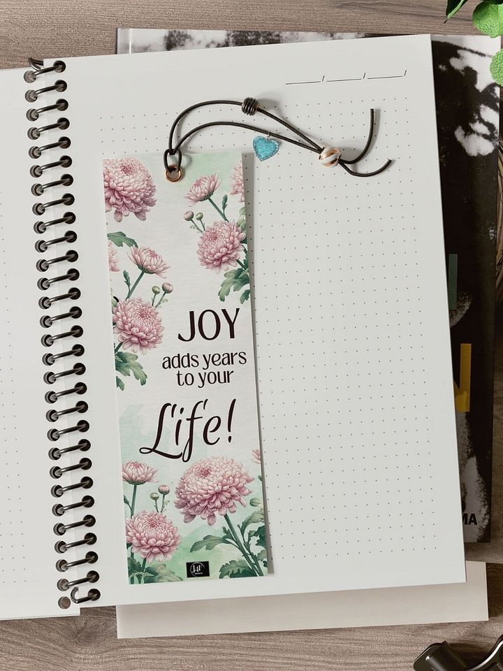 FREE Chrysanthemum Bookmark Printable, Inspirational Sayings With November's Birth Month Flower product image (2)