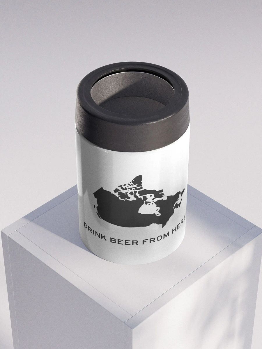 Drink Beer From Here Stainless Steel Koozie product image (3)