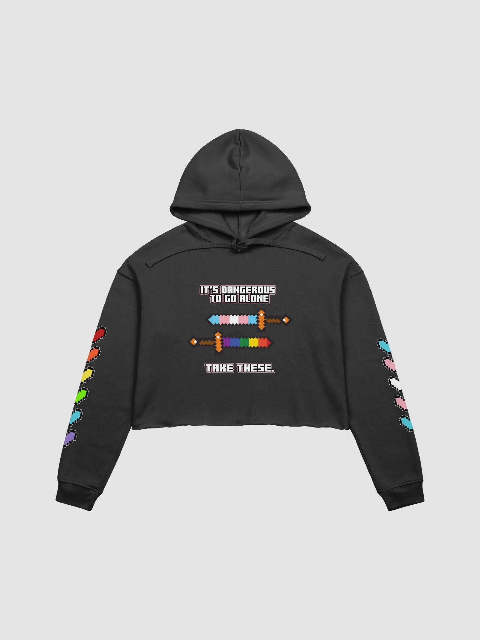 It's Dangerous to Go Alone - Cropped Hoodie product image (1)