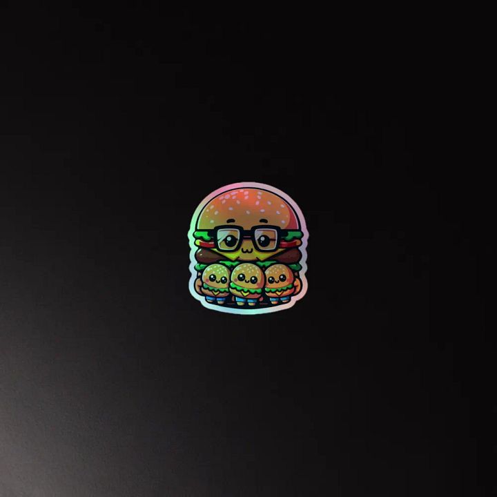 Burger Buddies Holographic Sticker Sheet product image (4)