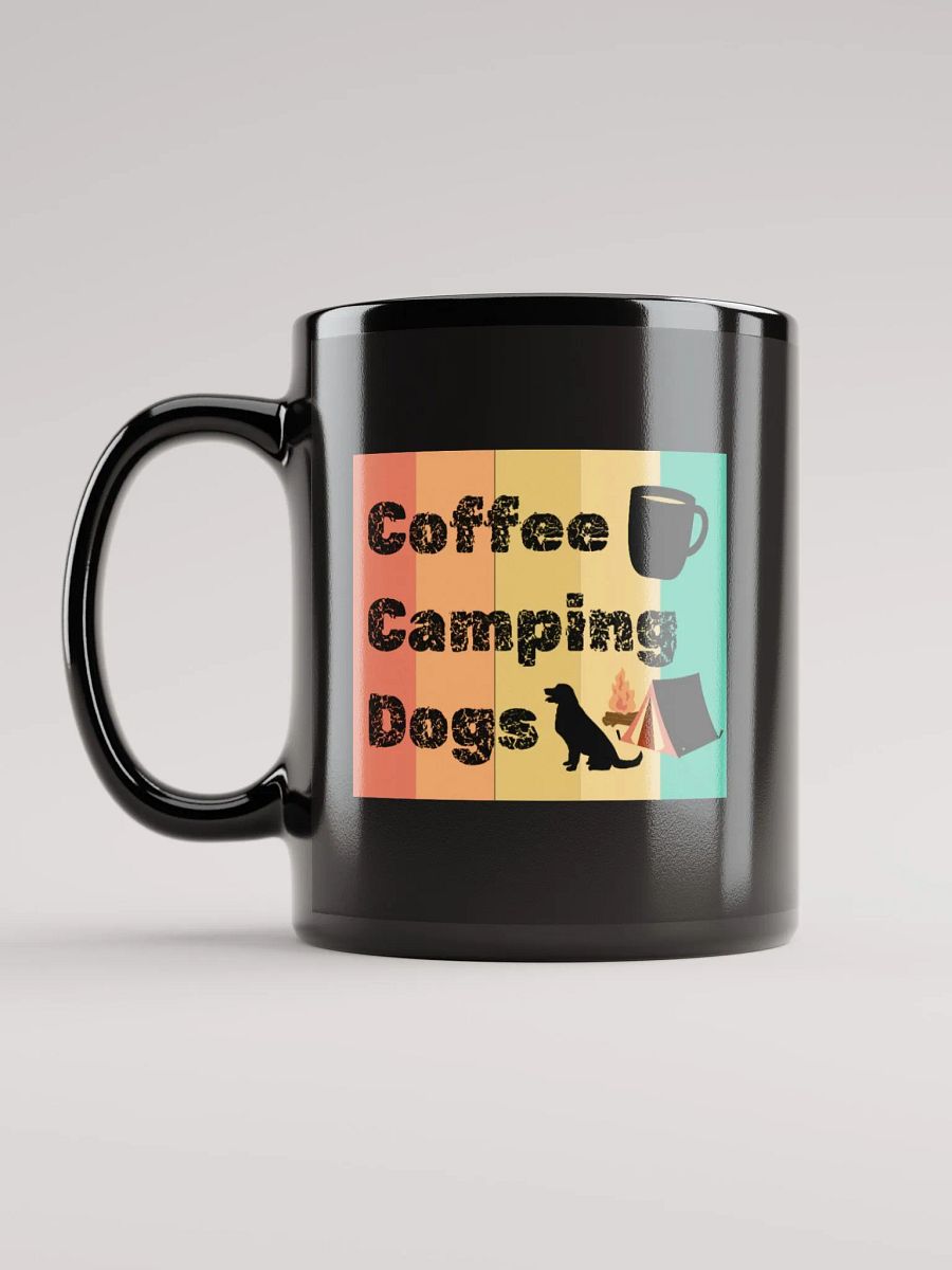 Camping Lover - Coffee Camping Dogs Black Coffee Mug product image (6)