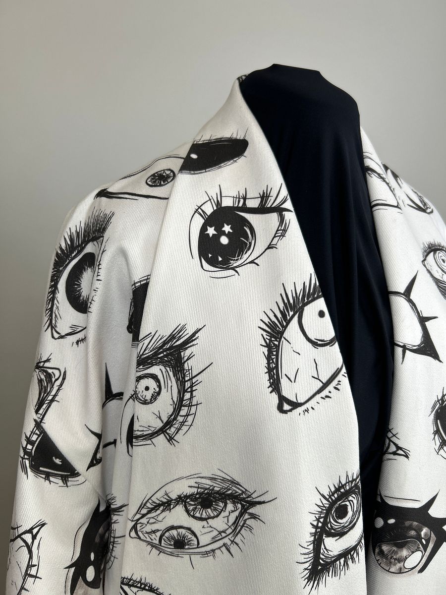 Shawl Haori Traditional Japanese Oversized Denim Jacket product image (4)