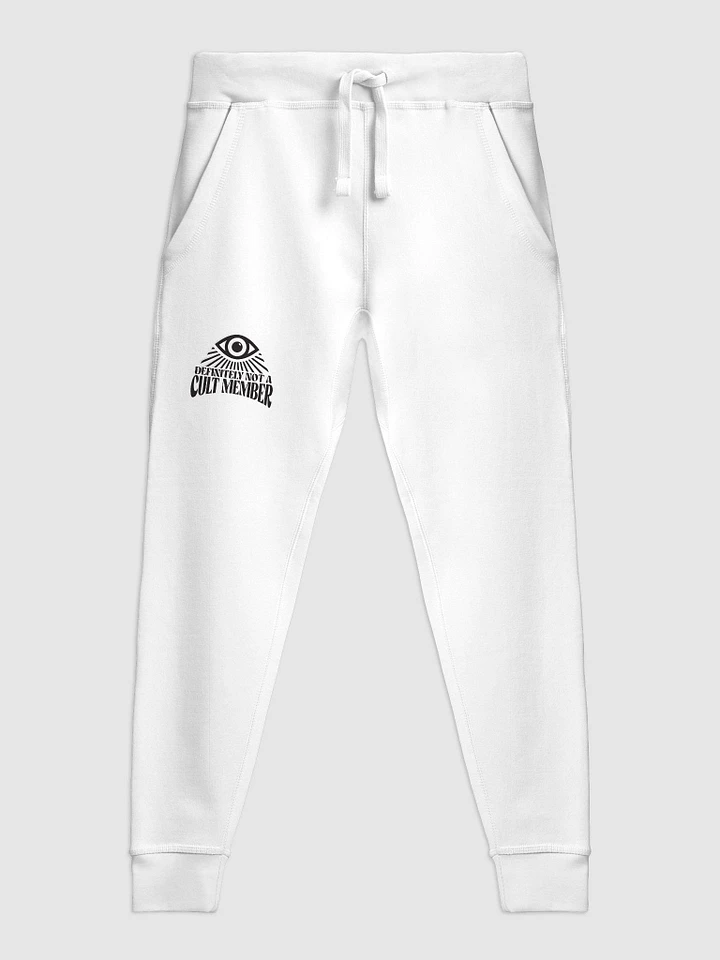 Definitely Not A Cult Member Pants (White) product image (1)