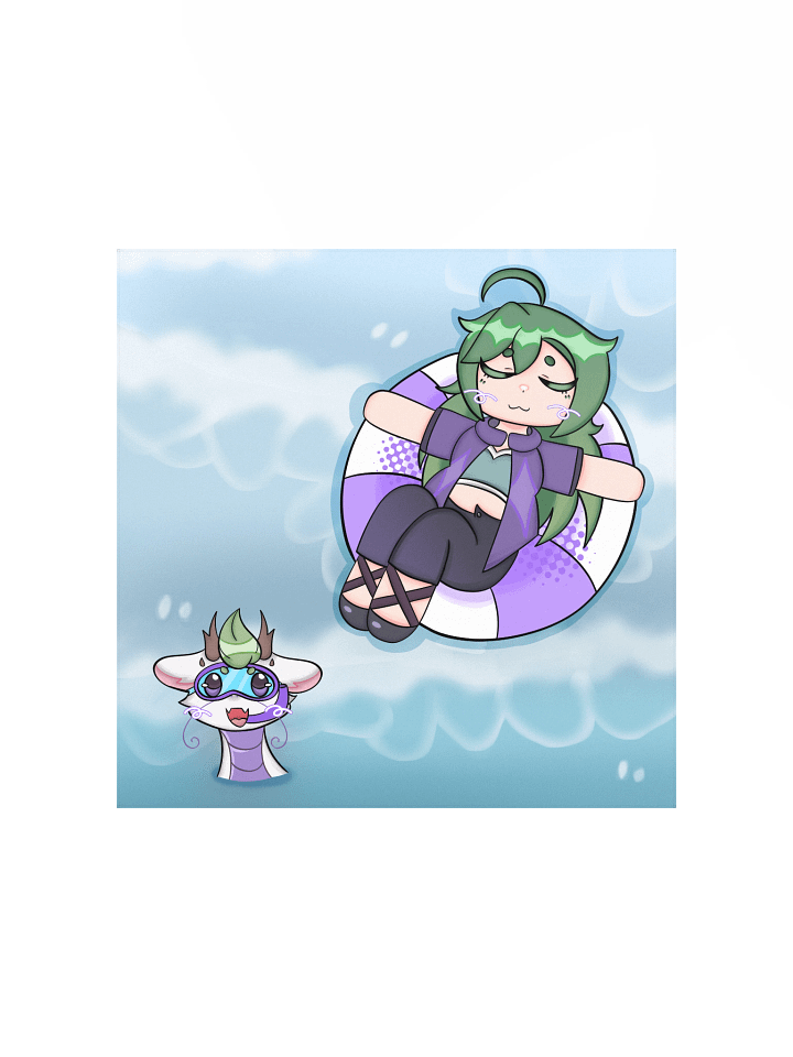 Enhanced Matte Paper Poster of Peytop and Aoi - Summer Vibes product image (1)