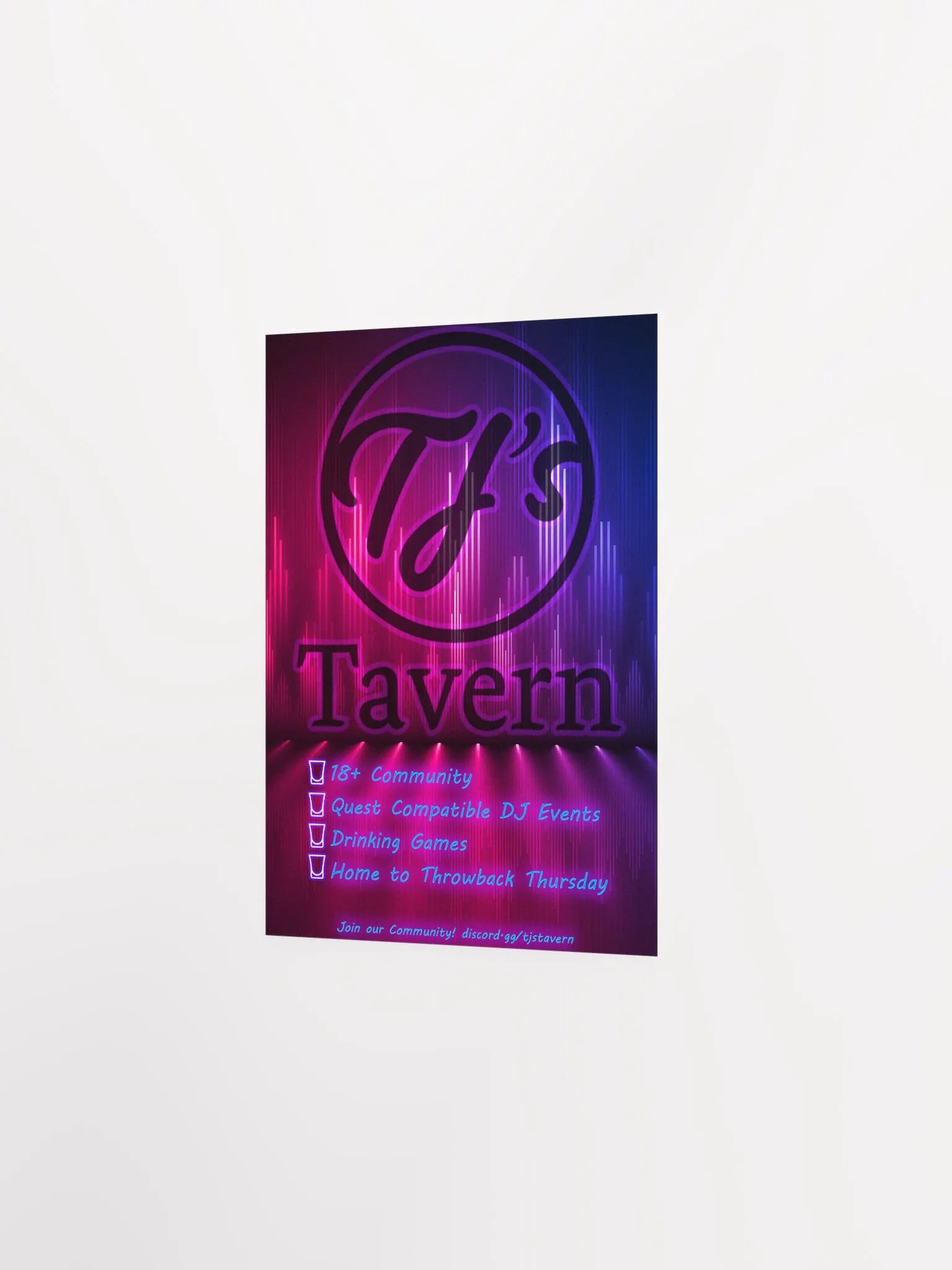 Official TJs Tavern Promo Poster product image (6)