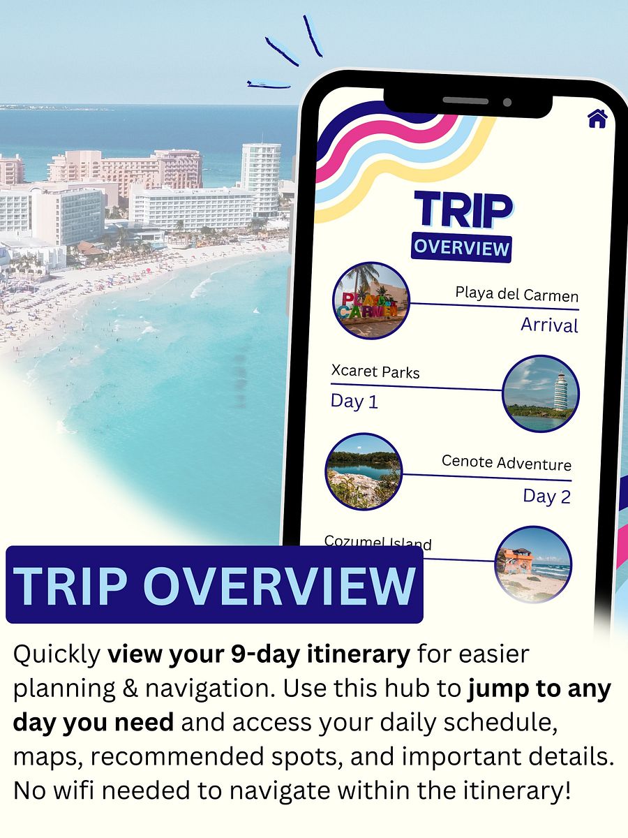 The 9-Day Riviera Maya Itinerary and Map product image (5)