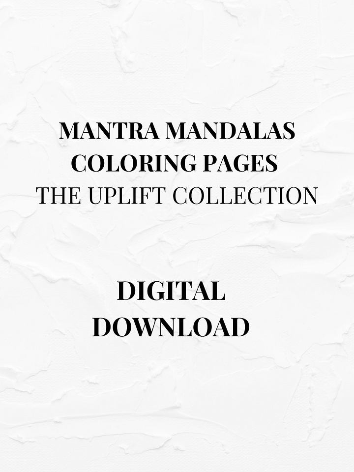 Mantra Mandalas Coloring Pages–Uplift Collection product image (2)