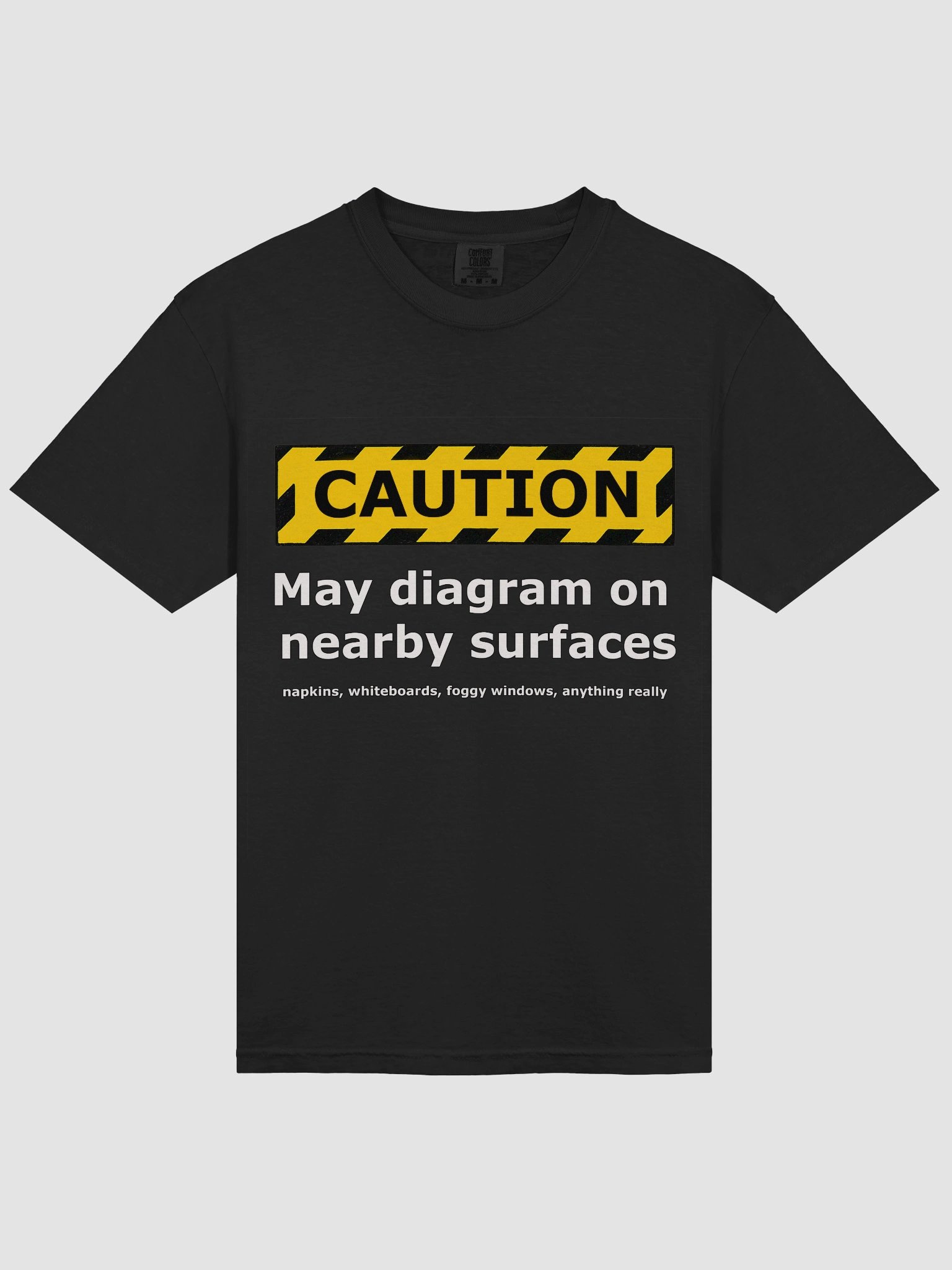 Diagram Caution – Sketch-at-Any-Moment Tee product image (11)