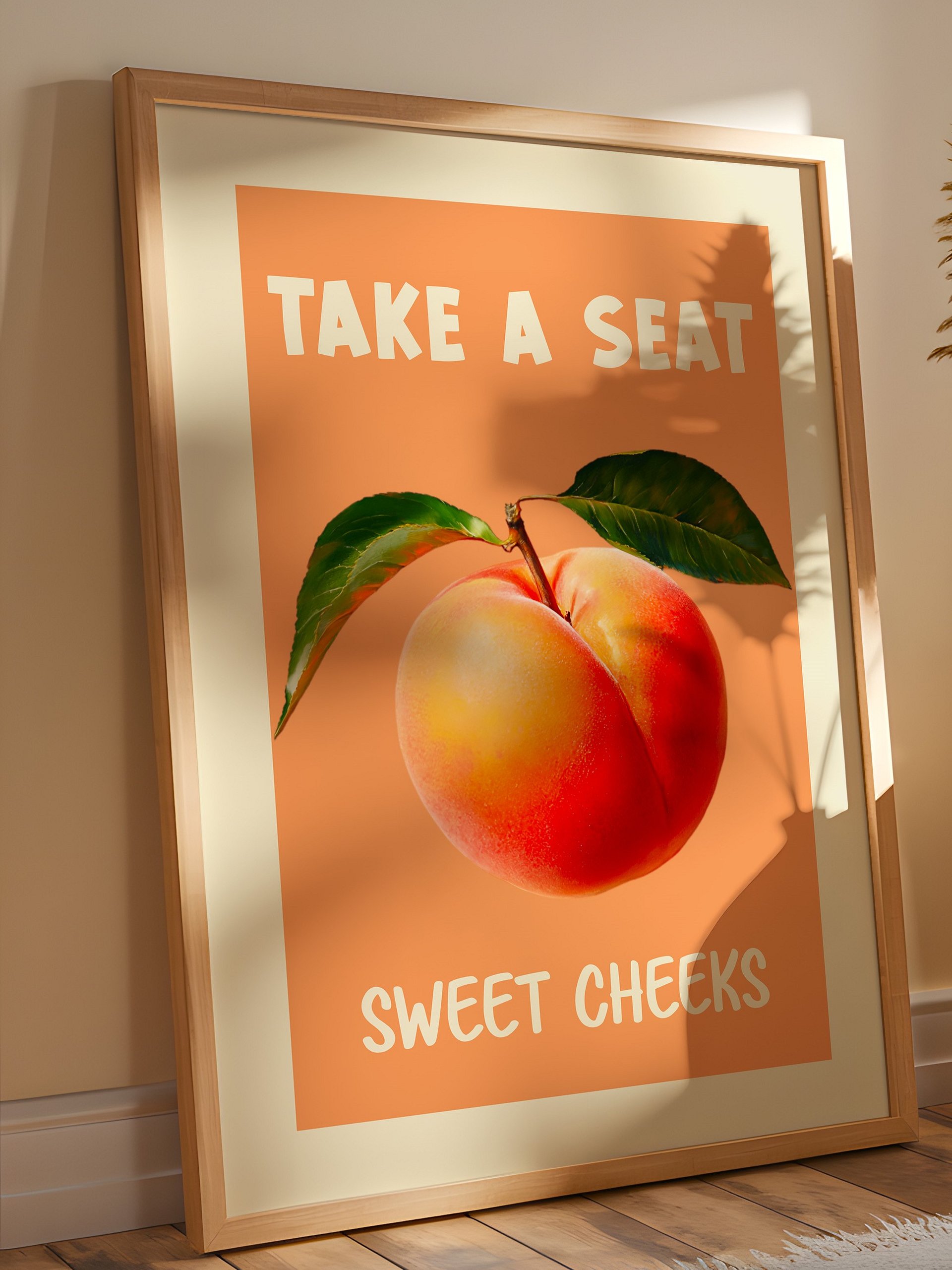 Nice Bum Poster Funny Bathroom Wall Art product image (1)