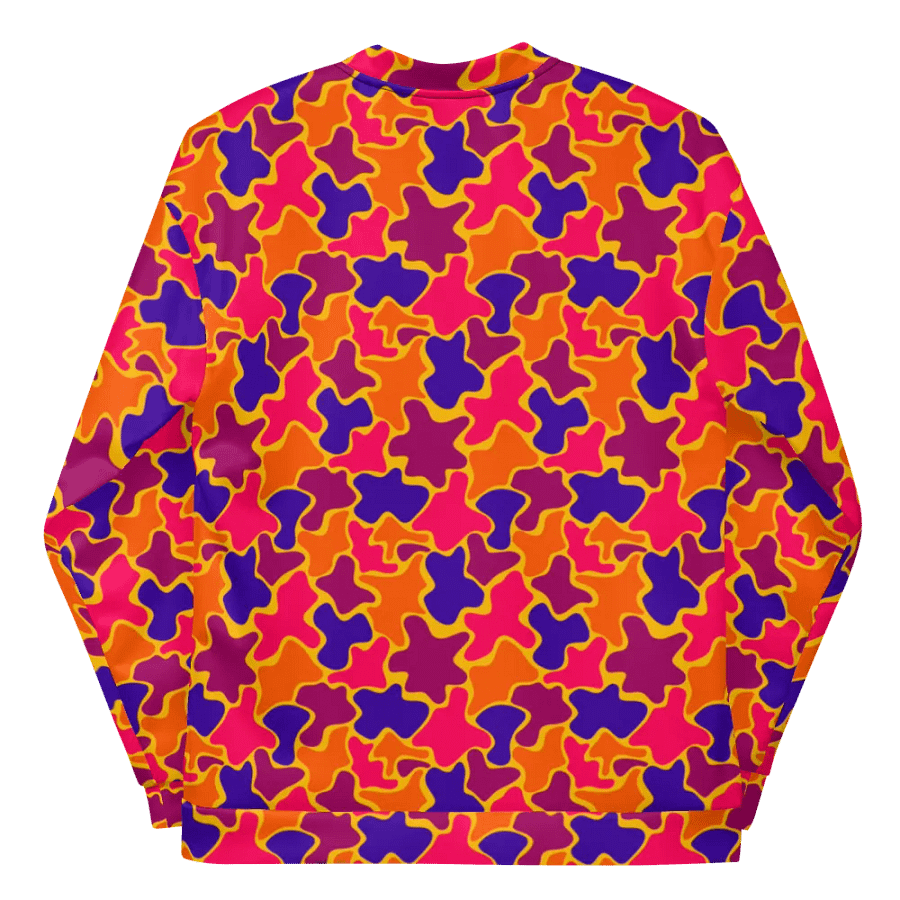 Multi Colored Pattern Blobs Bomber Jacket product image (11)