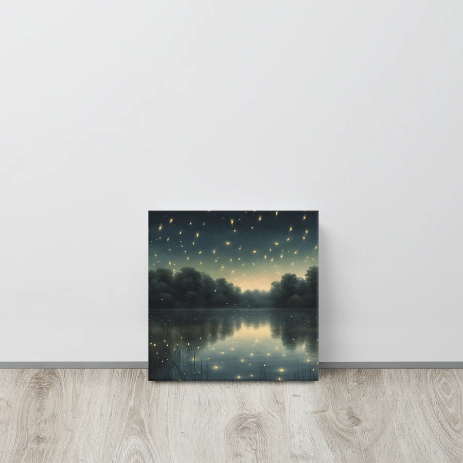 Evening Lake Scene With Fireflies Wall Art product image (15)