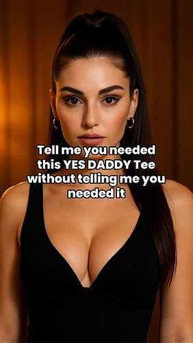 Are you an angel 😇 or a little devil 😈 today? This YES DADDY Tee fits both vibes perfectly! #DoubleTrouble #StyleSwitch Link ...